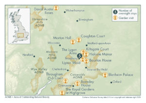 Cotswolds Exclusive with Highgrove Map